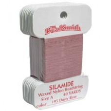Silamide Thread A Dusty Ros 40yd Crd