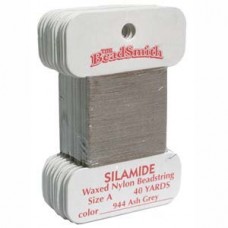 Silamide Thread A Ash Gry 40yd Crd