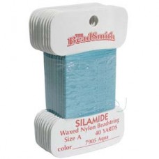 Silamide Thread A Aqua 40yd Crd