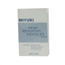 Miyuki Extra Fine Beading Needles 6 Pc + Threader