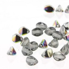 Pinch Bead 5mm Crystal Vitrail-50bd/st-6st/bg