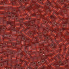 Matte S/l Flame Red Miyuki 3mm Cube 250 Gram (10F)