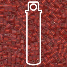Matte S/l Flame Red Miyuki 3mm Cube Aprx 20gm/tb (10F)