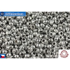 COTOBE Beads CZ 11/0 Silver Etched (04013)