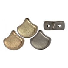 DG-8 Ginkgo бусины 7,5х7,5мм Matte - Metallic Leather (K0167) - 50гр