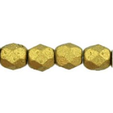 DG-3 Граненые Бусины 4мм Matte - Metallic Aztec Gold (K0172JT) - 1200шт