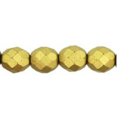DG-5 Граненые Бусины 8мм Matte - Metallic Aztec Gold (K0172JT) - 300шт