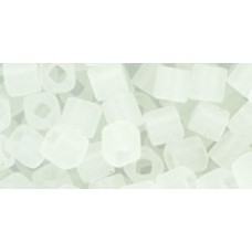 Кубик ТОХО 4мм Transparent-Frosted Crystal (1F) - 250гр