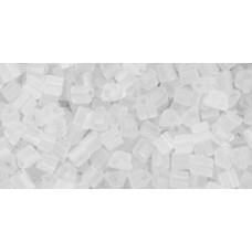 Японский треугольный бисер TOHO Beads 11/0 Transparent-Frosted Crystal (1F)
