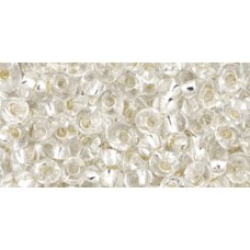 Магатама ТОХО 3мм Silver-Lined Crystal (21) - 250гр