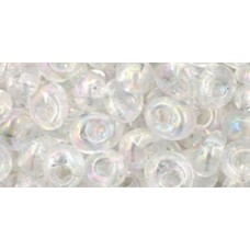 Бисер Магатама ТОХО 5мм Transparent-Rainbow Crystal (161) - 250гр