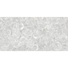 Круглый бисер ТОХО 6/0 Transparent Crystal (1) - 250гр