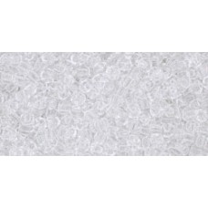 Круглый бисер ТОХО 11/0 Transparent Crystal (1) - 250гр